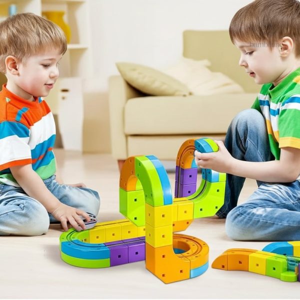 Jeu de construction de circuit de train