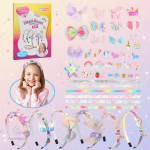 Accessoires colorés pour personnaliser des bandeaux