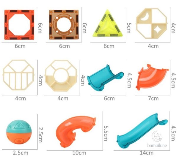 Set amusant de circuit à billes pour l'éveil des enfants
