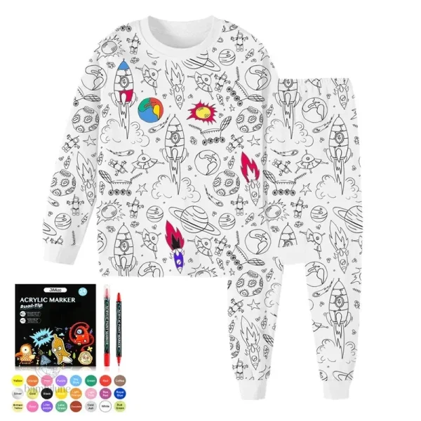 DIY Pyjama Set pour enfants – Couleurs et rêves