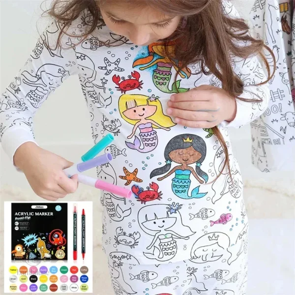 Ensemble de pyjama enfant en couleurs vives