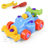 Jeu éducatif de construction de voiture pour 2-3 ans