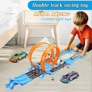 Piste de course en boucle adaptée aux enfants de 5 à 6 ans