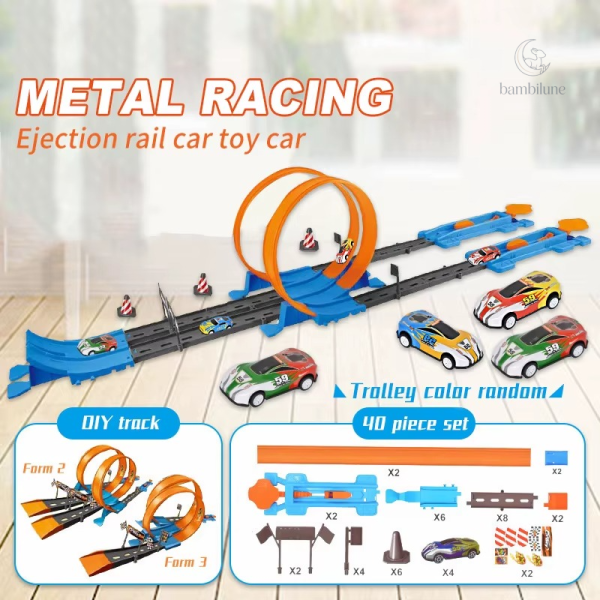 Piste de course en boucle pour des défis entre amis