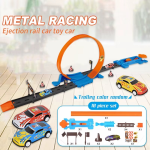 Piste de course double pour des courses palpitantes