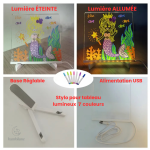 Accessoire de dessin lumineux pour une créativité sans limite