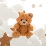 Mobile doux pour parc et berceau DreamBear