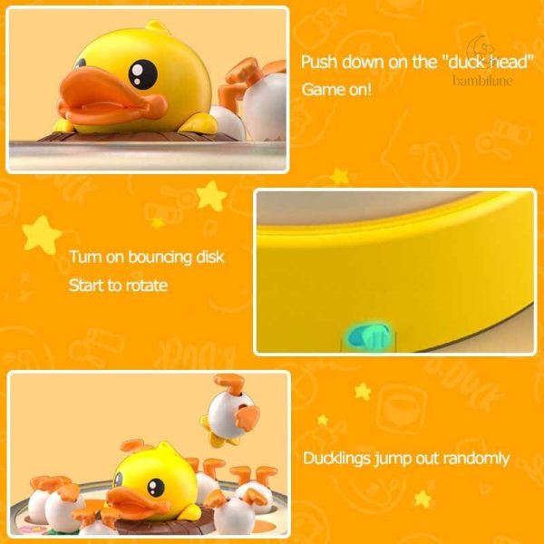 Activité ludique pour enfants, attraper des canards en s'amusant