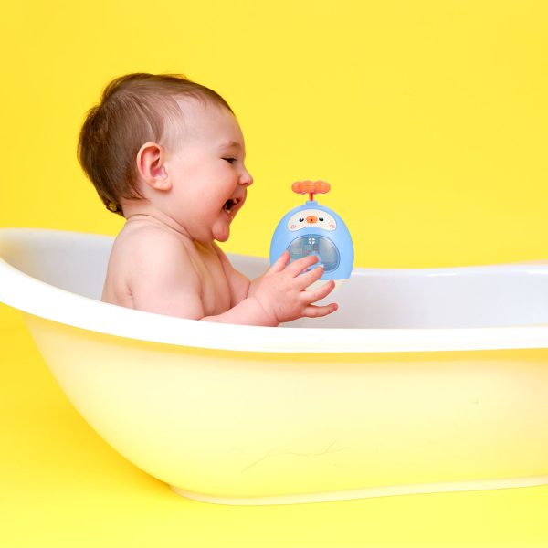 Canard coloré pour rendre le bain ludique