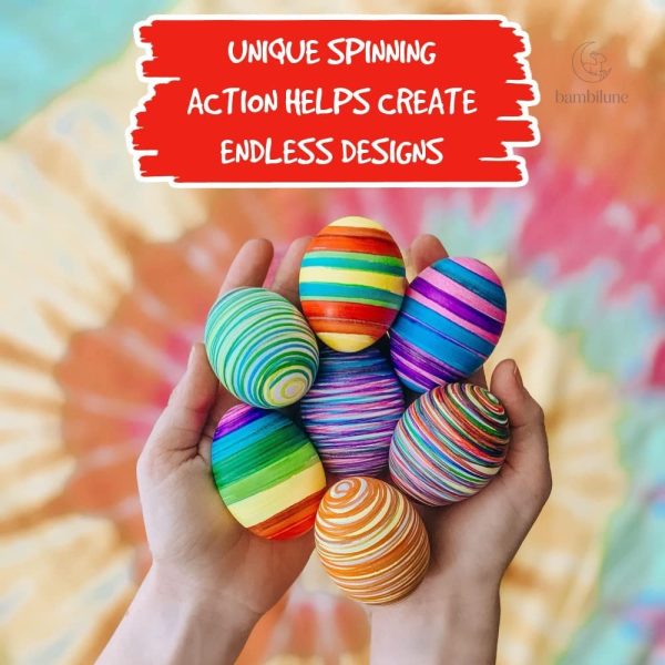 Kit de décoration d'œufs de Pâques, idéal pour les jeunes enfants