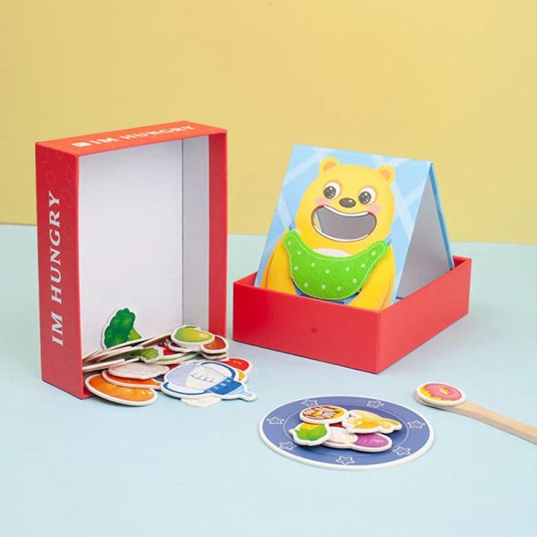 Jeu alimentaire Montessori pour développer les compétences