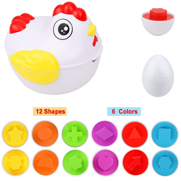 Casse-tête Egg Puzzle, un jeu d'association amusant