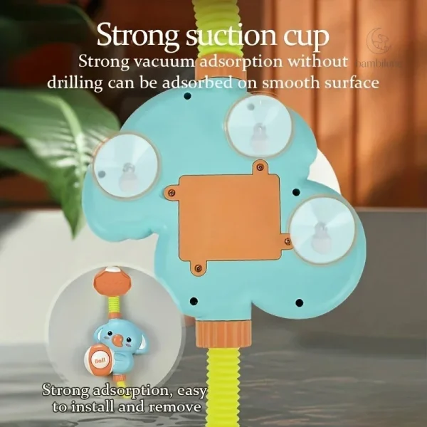 Tête de douche amusante en forme d'éléphant pour le bain