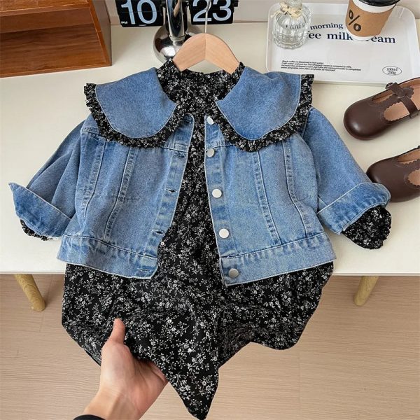 Veste en jean Enchanted Blossom pour enfants