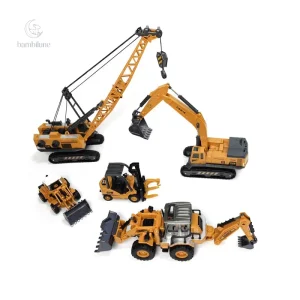 Jeu de construction créatif avec excavateur