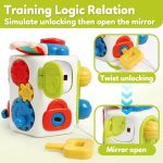 Jouet en forme de cube pour apprentissage précoce