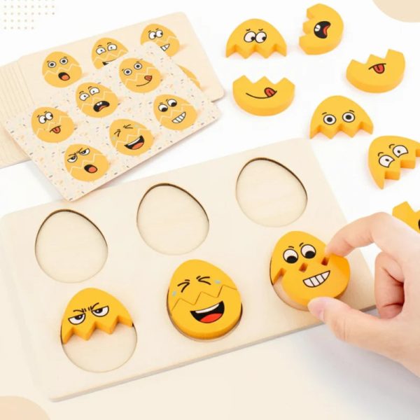Puzzle coloré pour aider les enfants à reconnaître les émotions