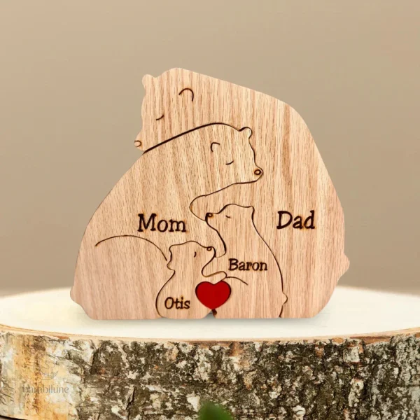 Family Puzzle – Cadeau personnalisé pour la fête des Mères