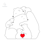 Puzzle personnalisé pour des moments en famille