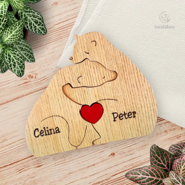 Puzzle famille oursons pour enfants de 5 à 6 ans