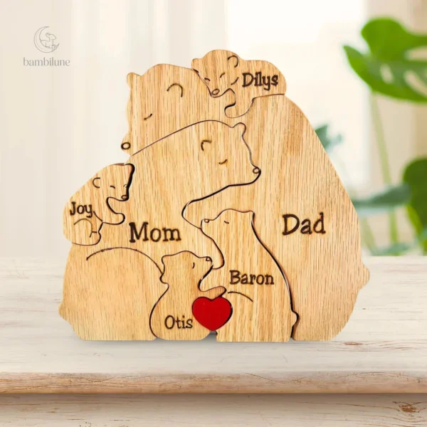 Cadeau unique pour la fête des Mères avec oursons