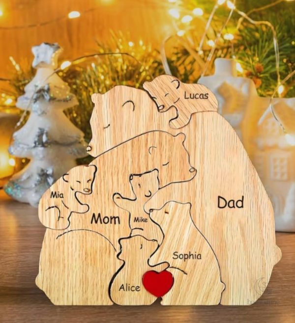 Puzzle personnalisé pour célébrer la famille