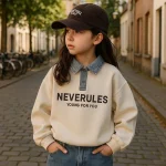 Vêtement d'automne coloré pour les petits