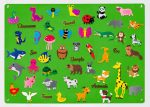 Panneau coloré pour l'apprentissage des animaux