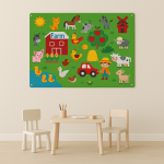 FeltBoard éducatif pour enfants avec animaux