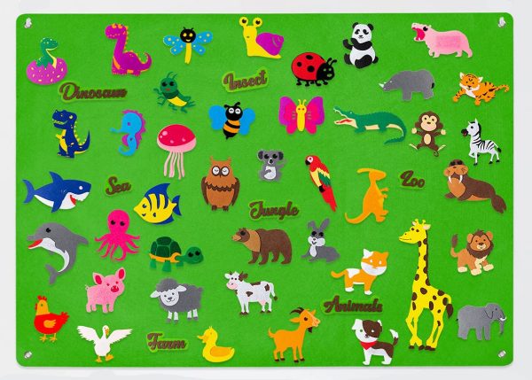 FeltBoard : jeu d'apprentissage sur les animaux
