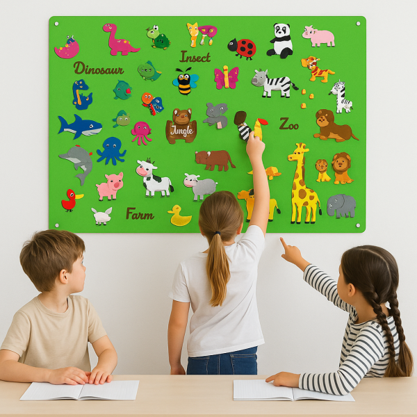 Tableau en feutre pour enfants