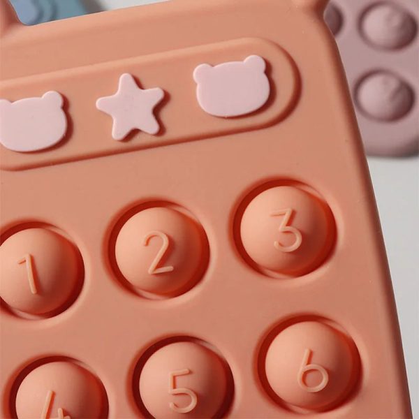 Téléphone Fidget en silicone pour les bébés