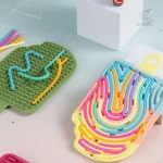 Jouet ludique en silicone pour les 3-4 ans