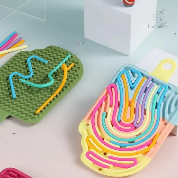 Jouet ludique en silicone pour les 3-4 ans