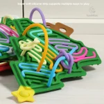 Jouet éducatif FidgetFrost en silicone coloré