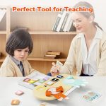 Activité éducative avec des doigts pour apprendre les maths