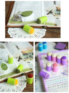 Peintures colorées pour les créations manuelles des enfants