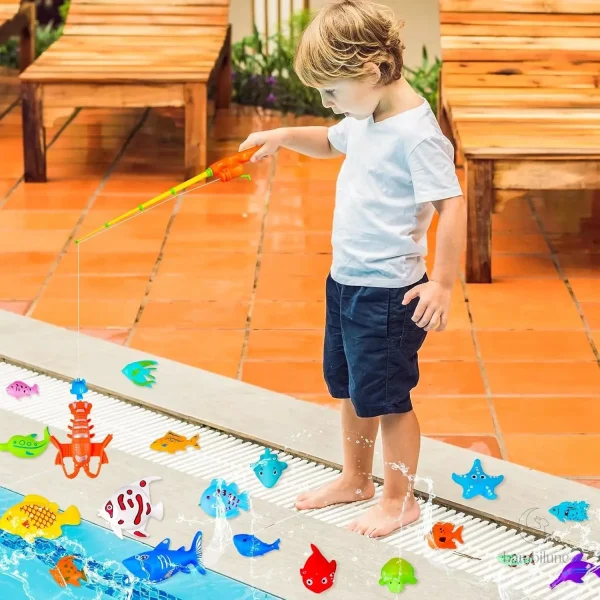 Apprentissage ludique avec le jeu de pêche magnétique