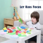 Pêche magnétique : un jeu d'adresse pour jeunes enfants