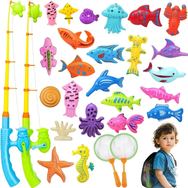 Jeu interactif de pêche pour développer la motricité
