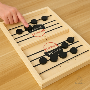 Foosball en bois facile à installer pour jeunes enfants
