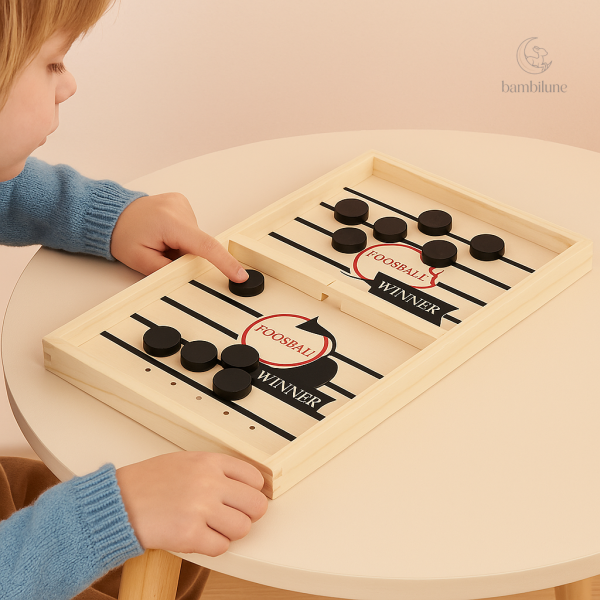Foosball convivial pour éveiller l'esprit de compétition des enfants