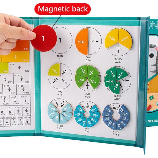 Jeu ludique pour apprendre les fractions aux tout-petits