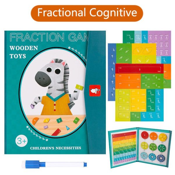 Outil d'apprentissage interactif sur les fractions pour jeunes enfants
