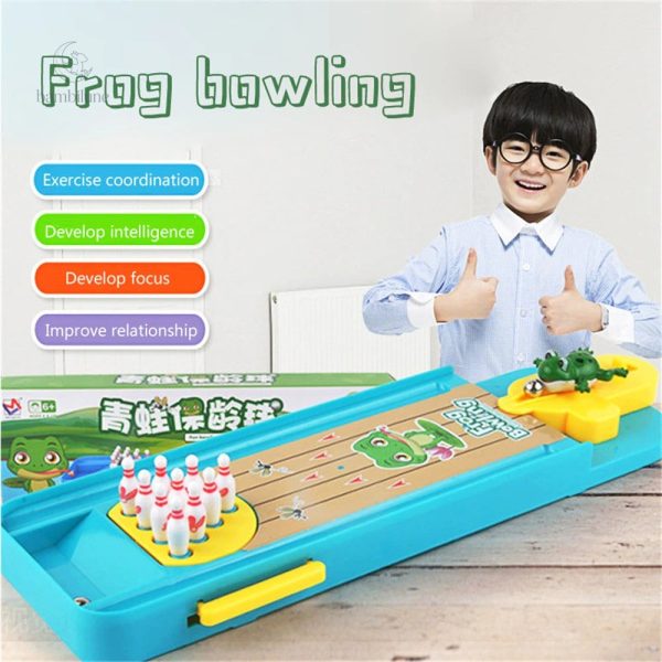 Frog Bowling - Quilles faciles à manipuler pour les enfants