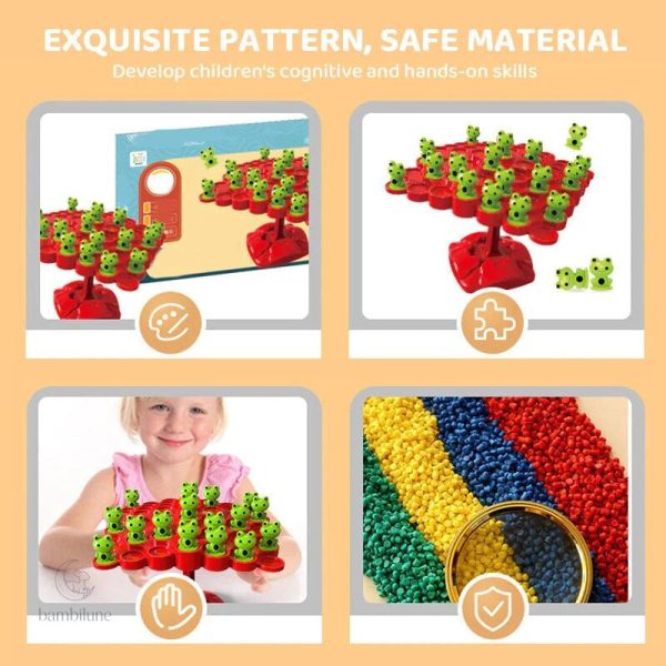Jeu d'équilibre coloré pour développer la motricité