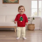 Vêtement d'hiver pour enfants, pull doux et chaud