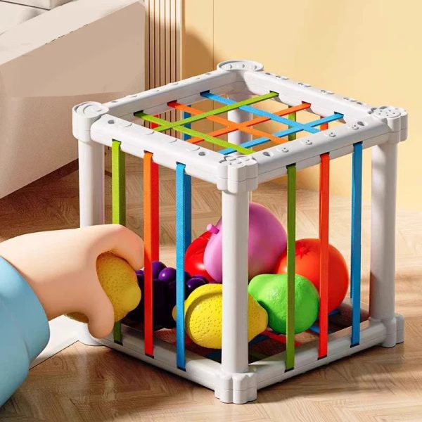Ensemble de fruits colorés pour le jeu et l'imagination