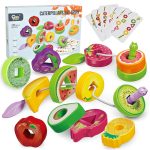 Fruit Lacing Game - Jouet de motricité fine pour jeunes enfants