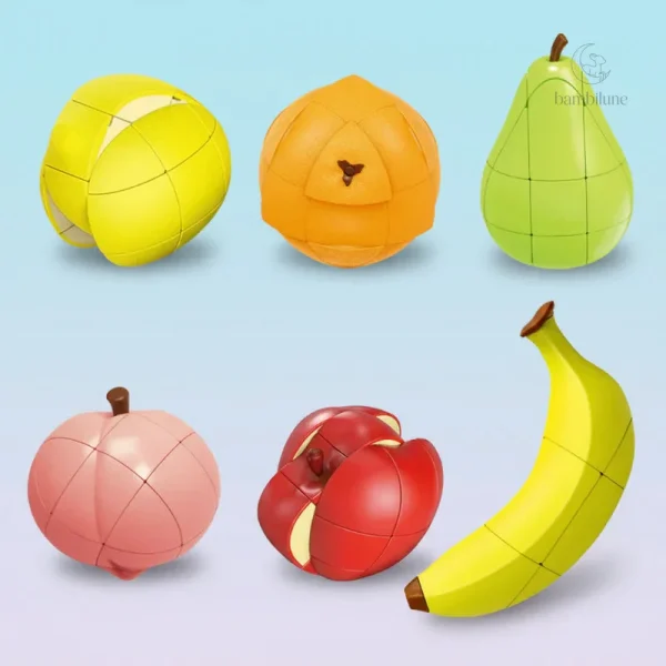 Activité ludique avec le FruitCube et ses couleurs vives